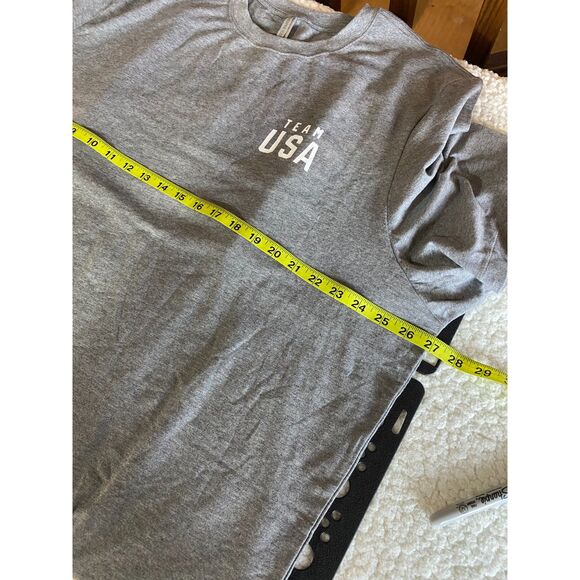 SKIMS Team USA Gray T-Shirt Women’s XXL Olympic Flag Graphic Tee NWT - Picture 5 of 6